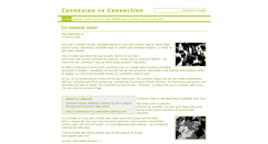 Desktop Screenshot of connexion-vs-connection.web-ig.com
